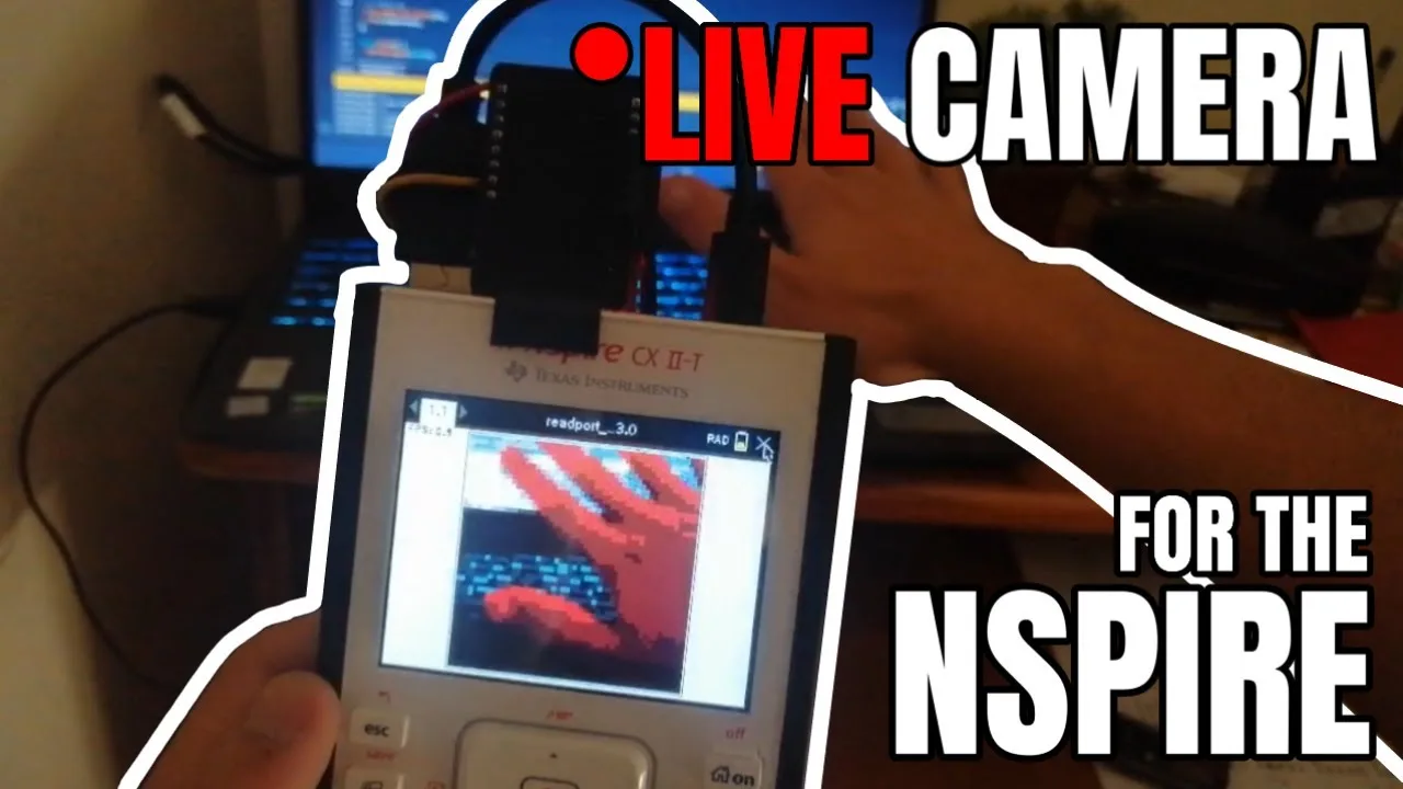 The live feed on the calculator, from the showcase video